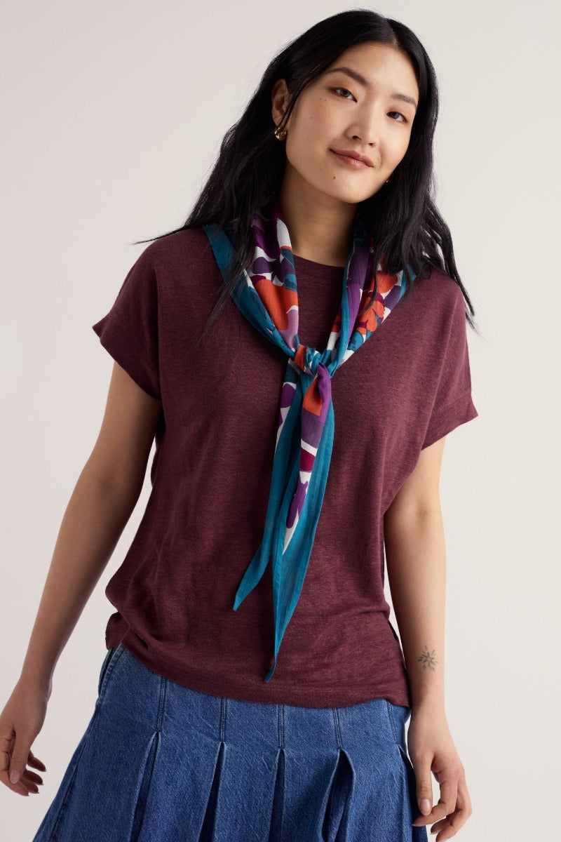 Posy Triangle Scarf