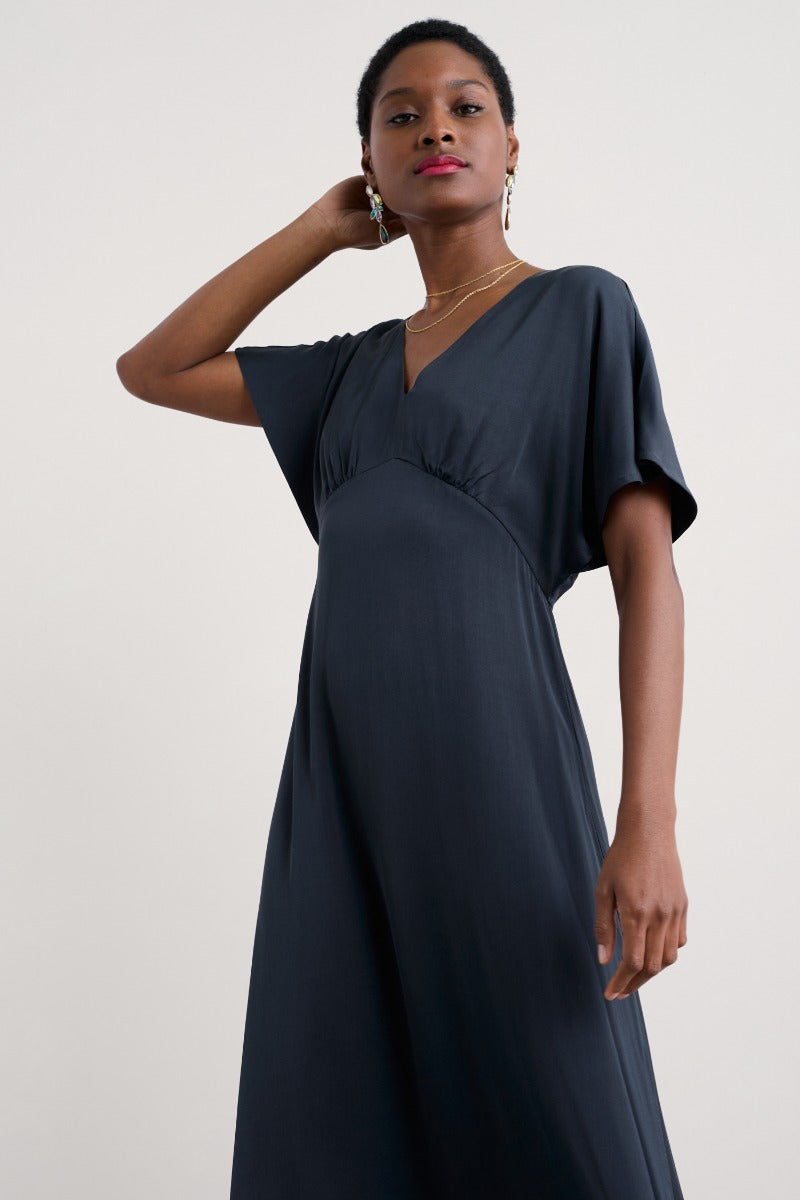 Evenglow Satin Dress