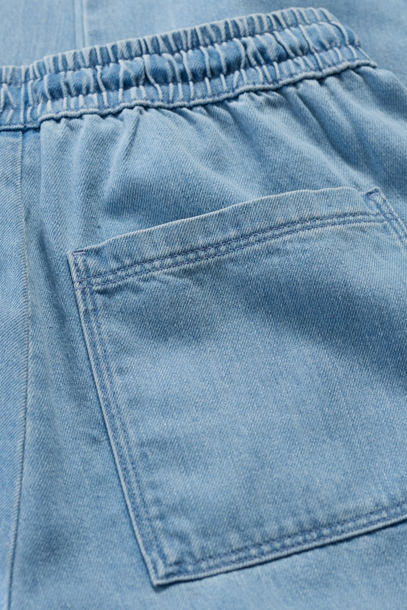 Sholl Draw String Tapered Jeans