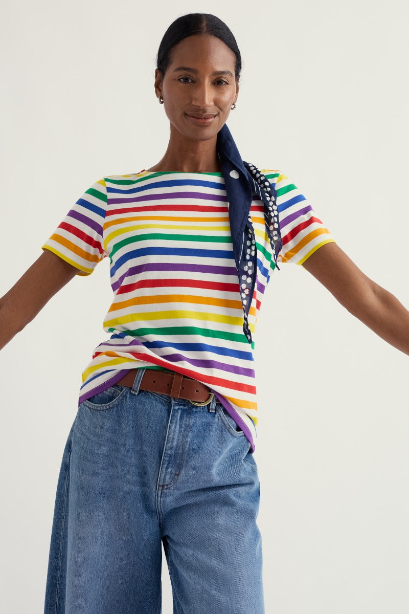 Pride Charity Fitted Sailor T-Shirt in GOTS-Certified Organic Cotton