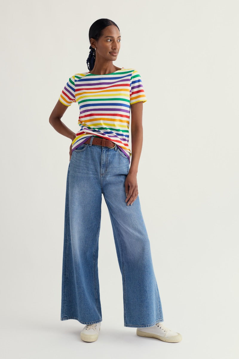 Pride Charity Fitted Sailor T-Shirt in GOTS-Certified Organic Cotton