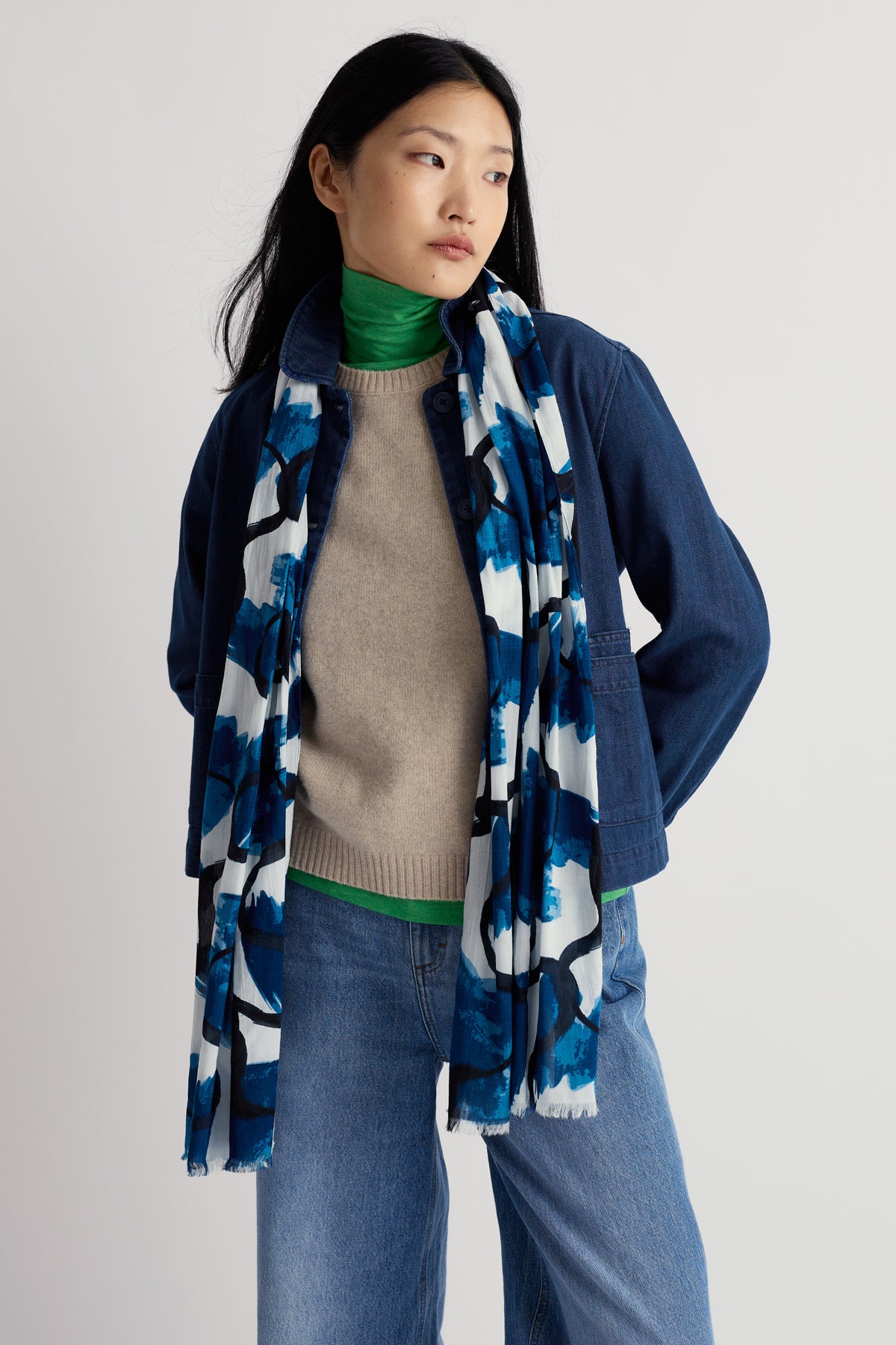 May Garland Printed Scarf