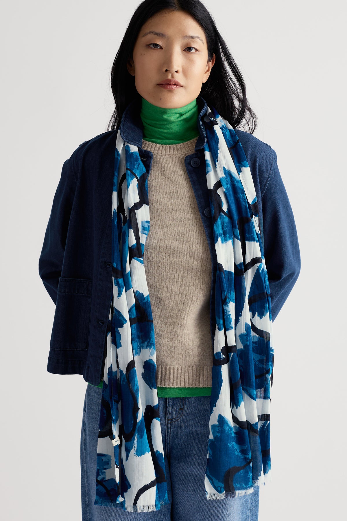 May Garland Printed Scarf