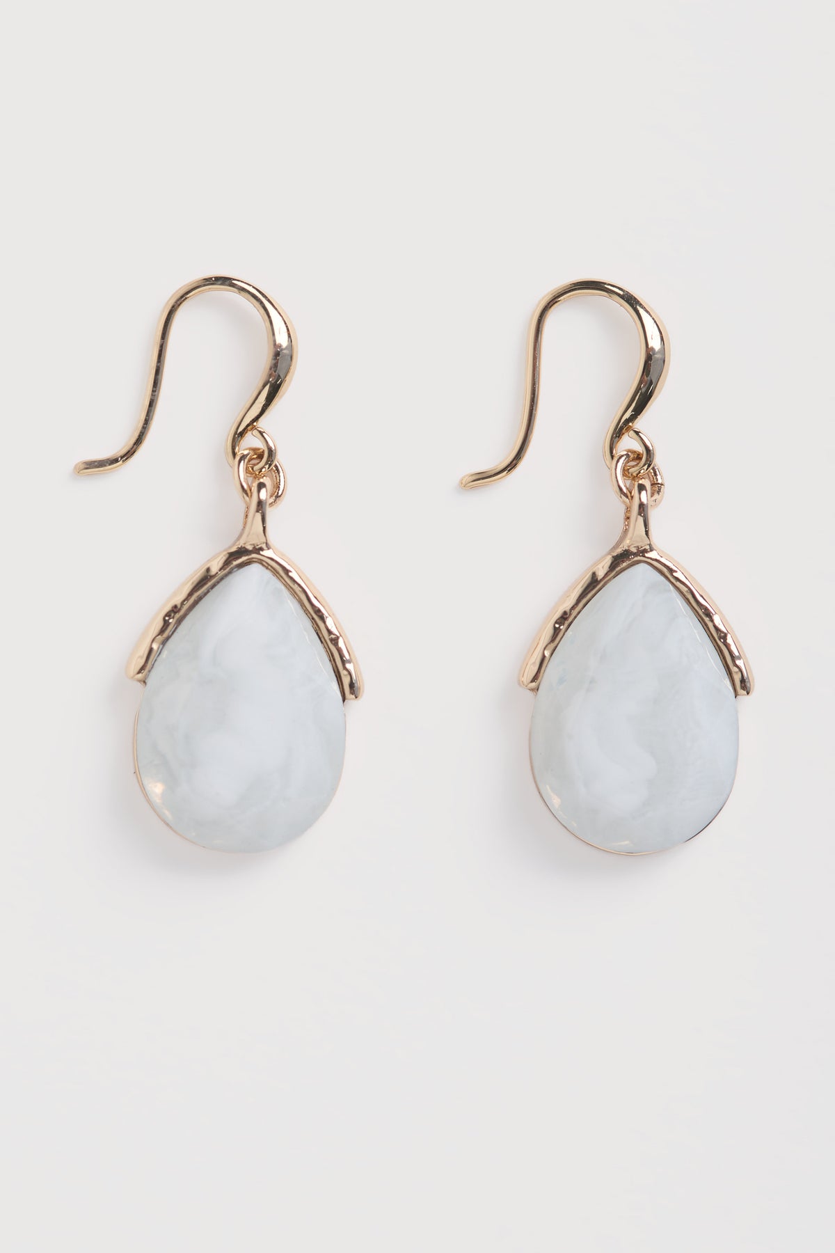 Reed Moon Drop Earrings