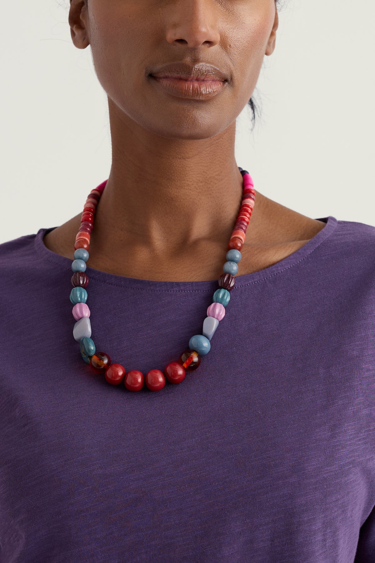 Ambos Chunky Beaded Necklace