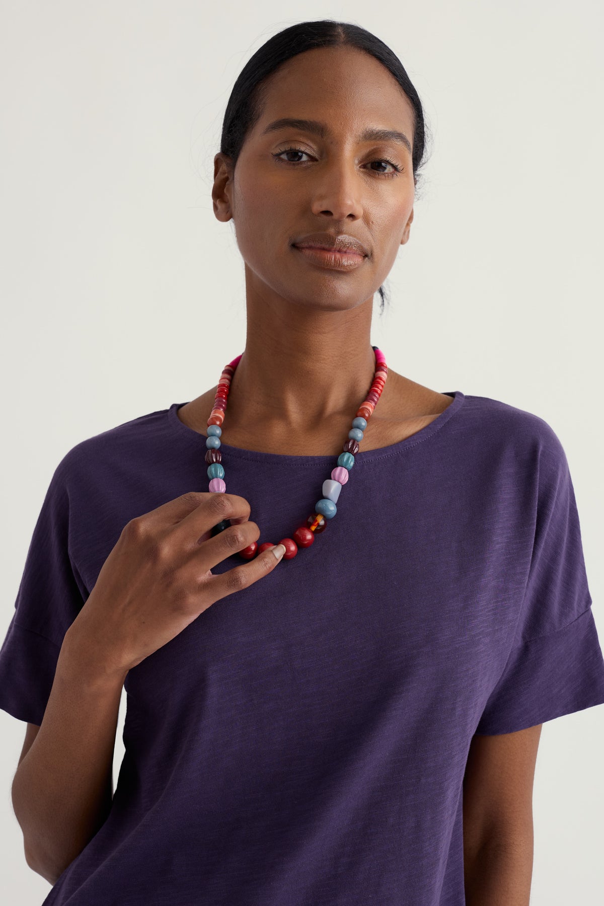 Ambos Chunky Beaded Necklace