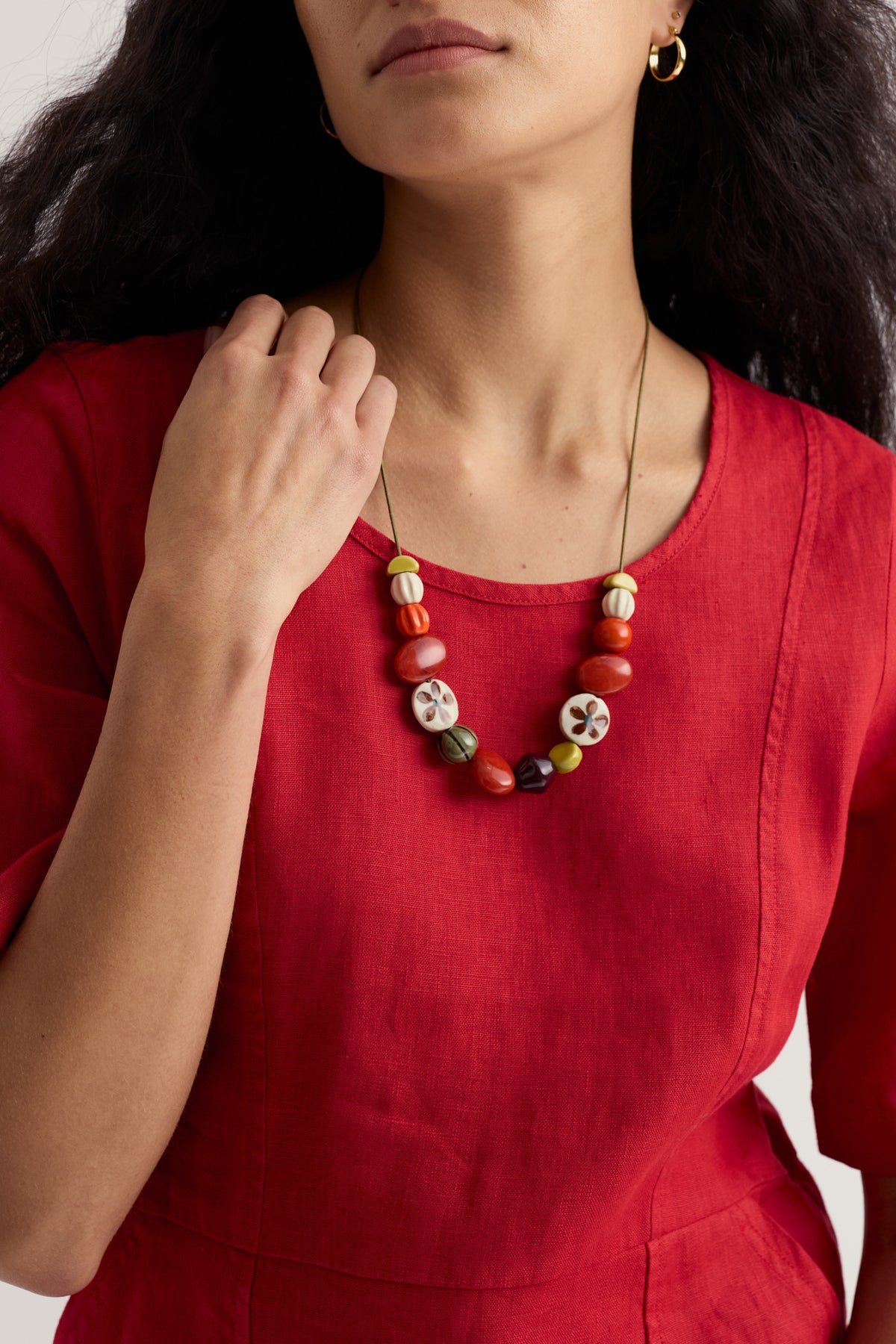 Herbage Beaded Necklace