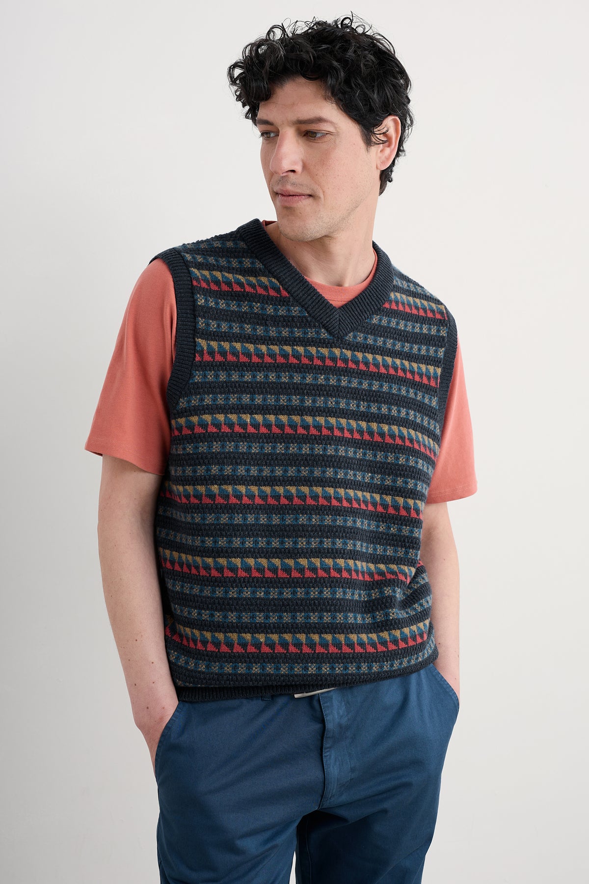 Men's Fair Isle Walt Vest