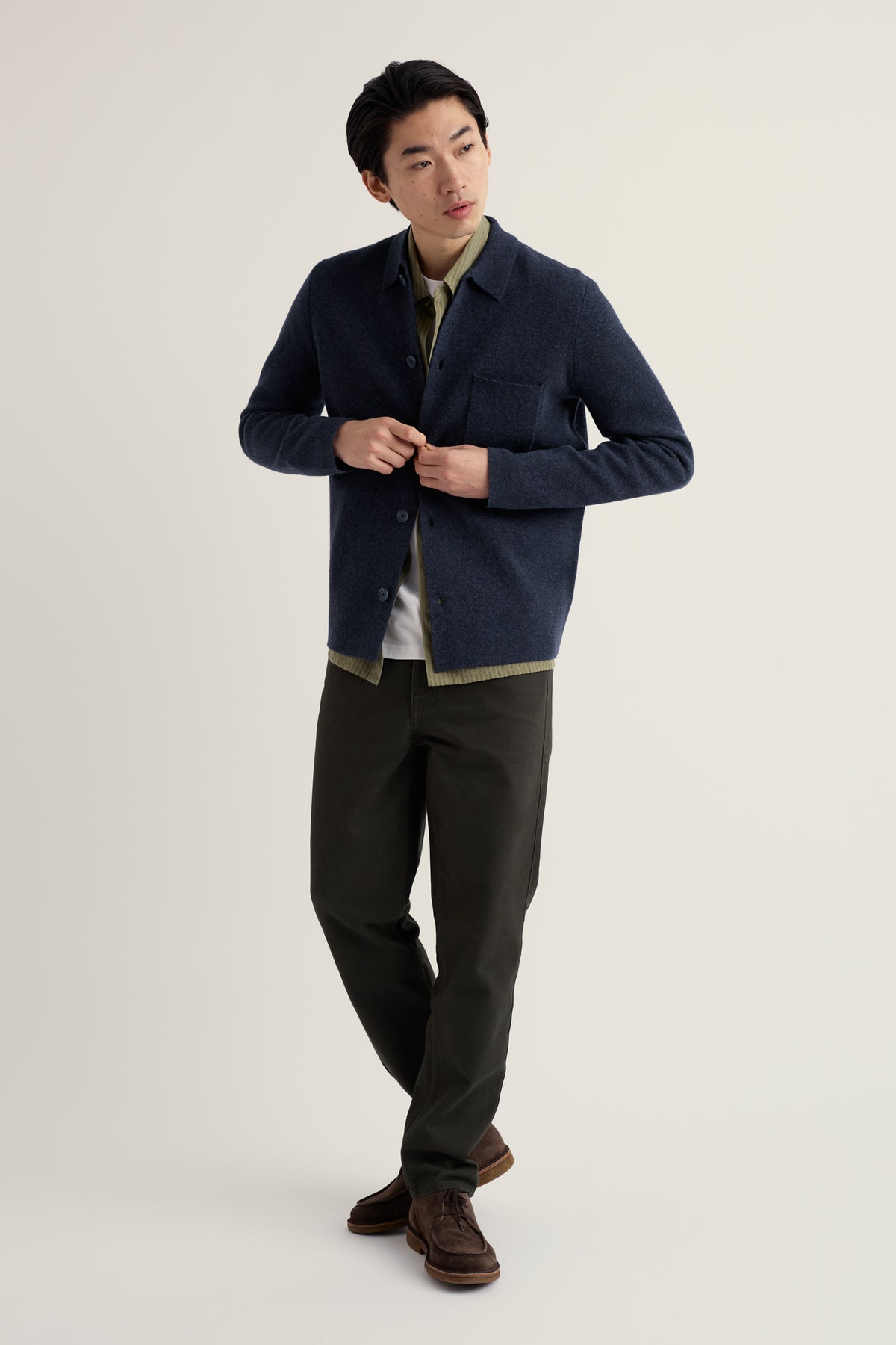 Men's Boconnoc Knitted Overshirt
