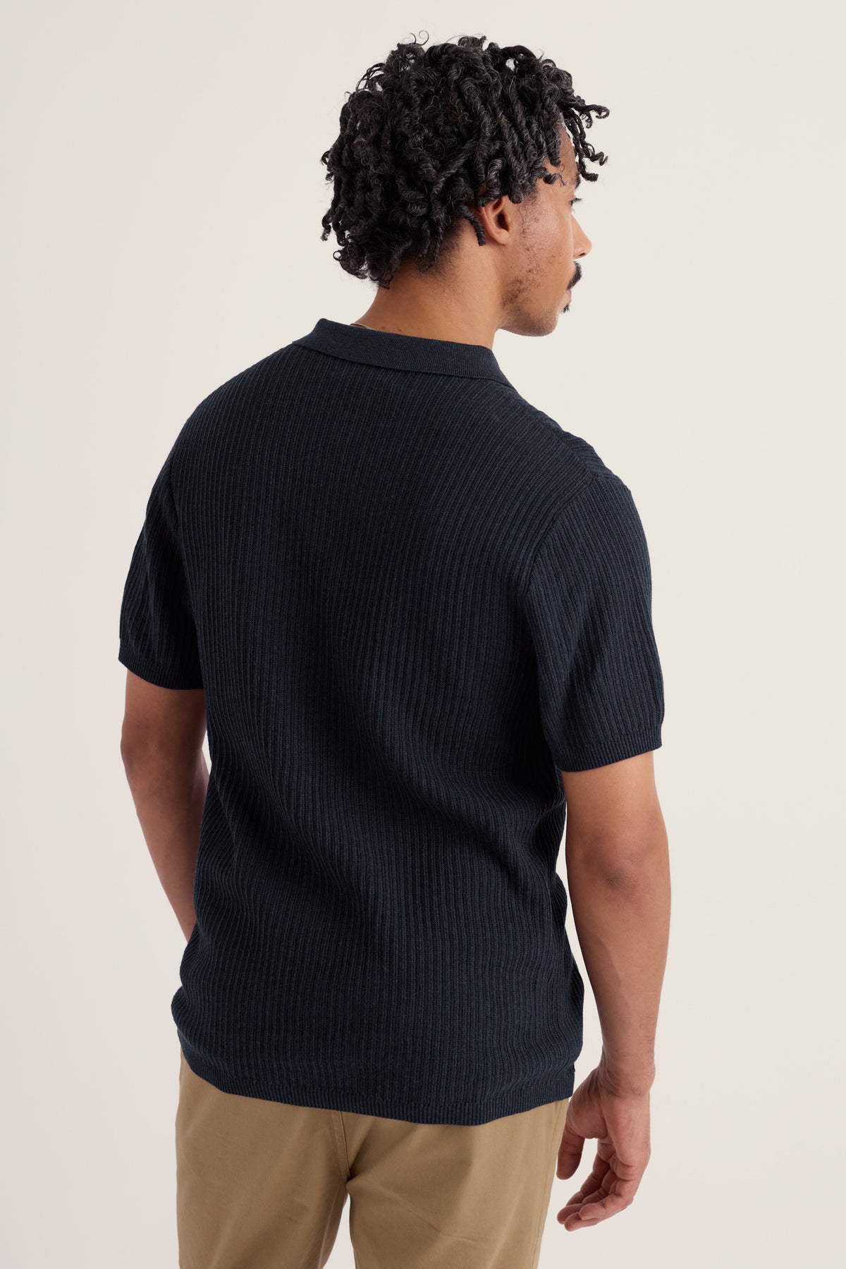Men's Koeswik Knitted Organic Cotton Polo