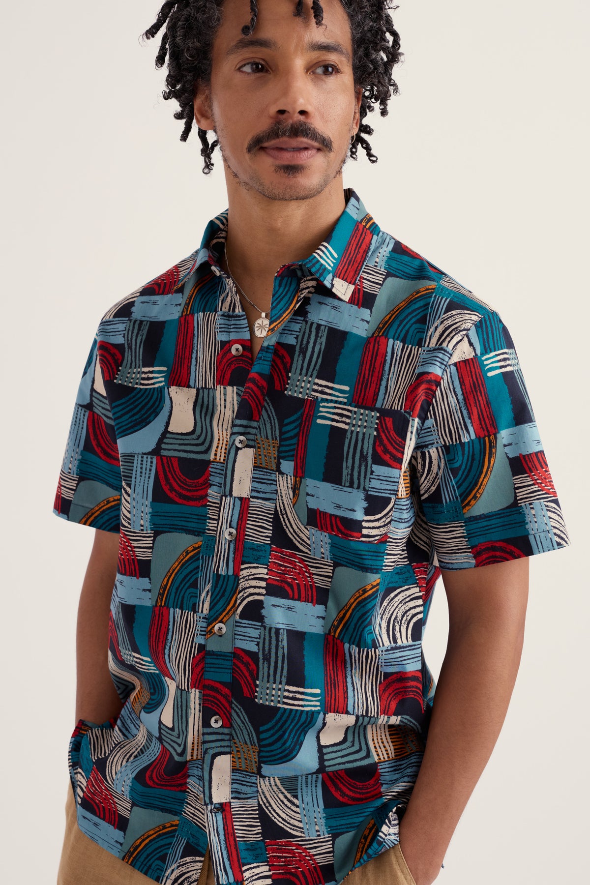 Men's Godrev Poplin Short Sleeve Shirt