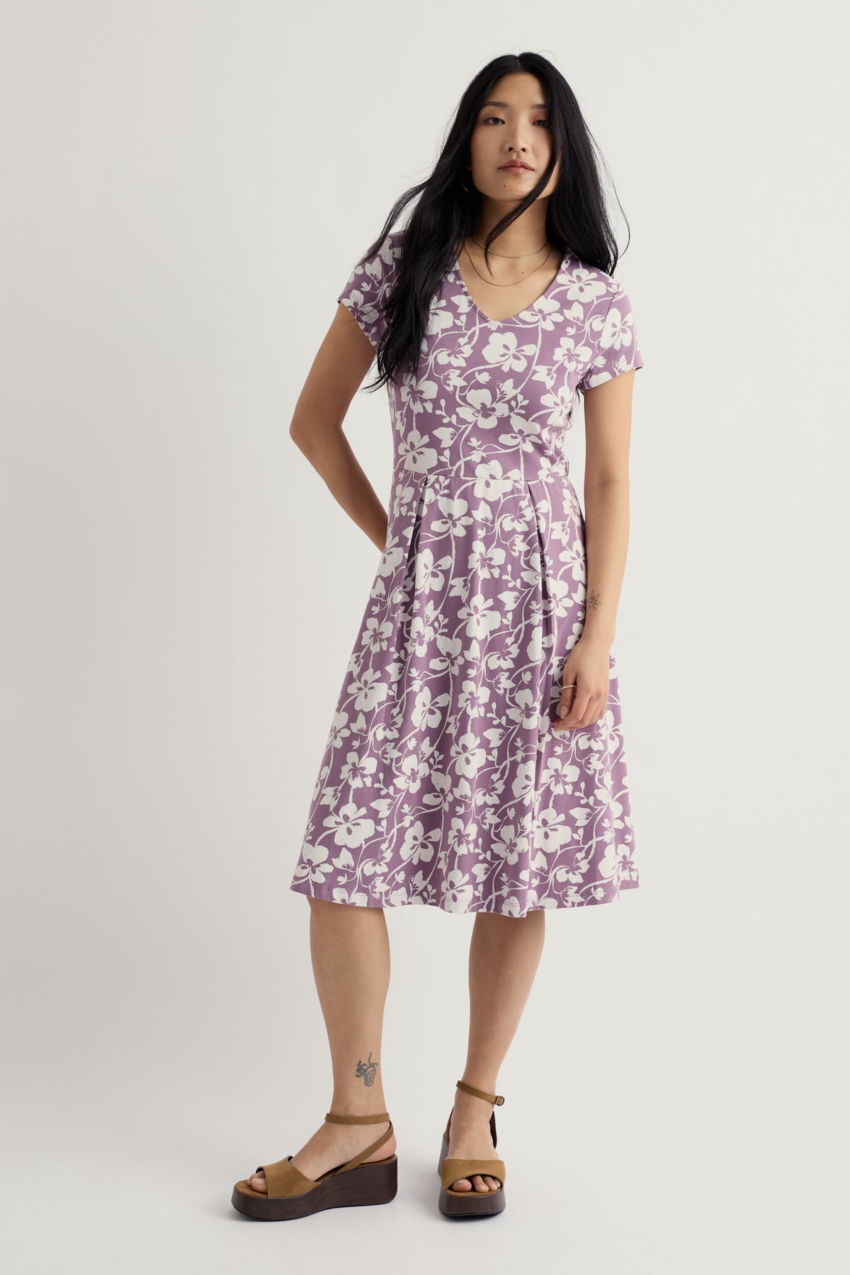 Pier View Jersey Dress