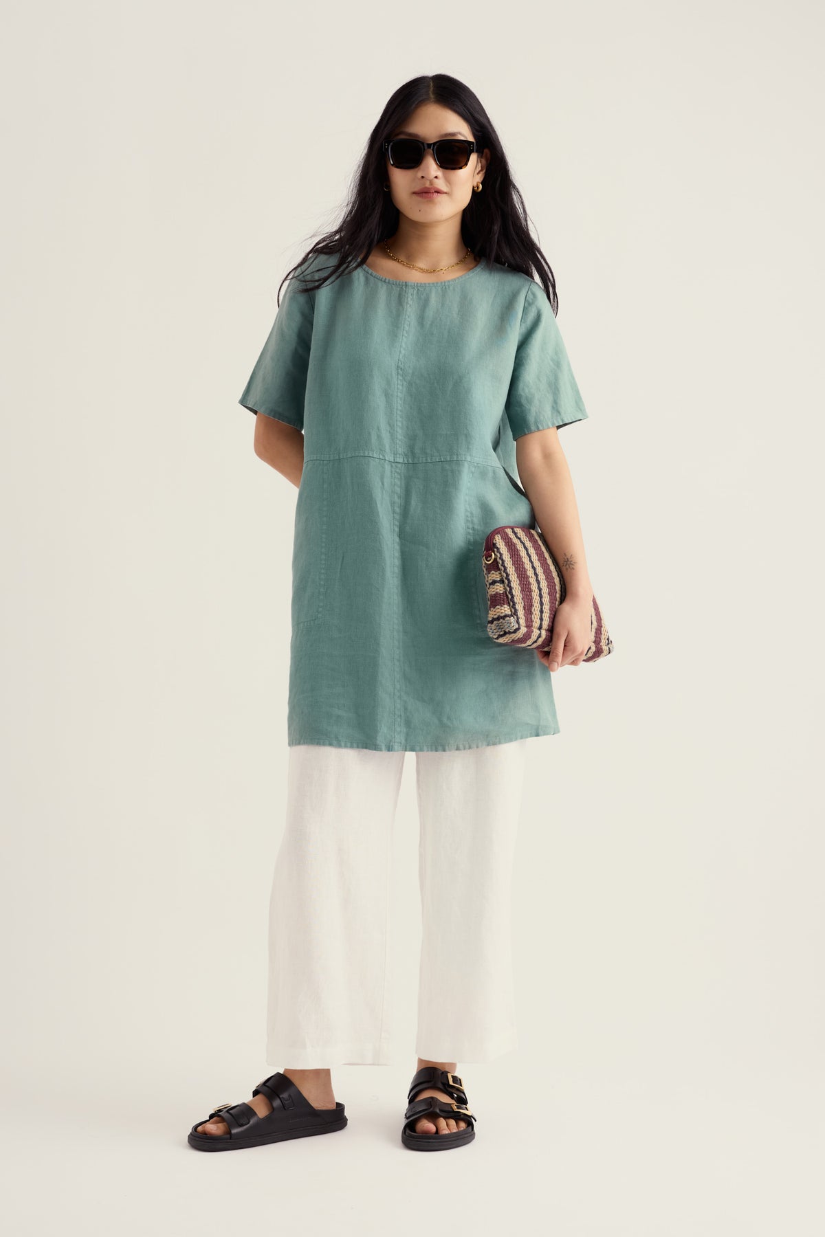 Soft Shading Linen Tunic