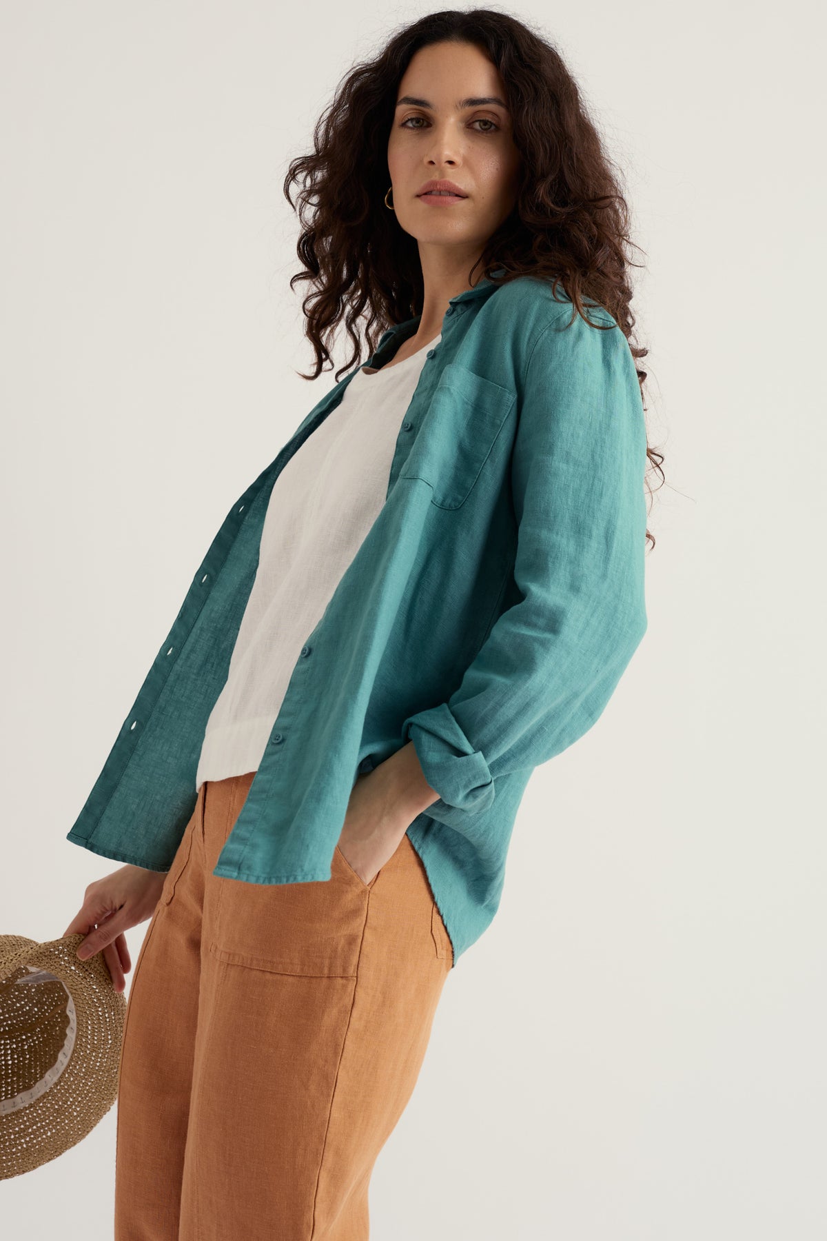 Hazel Branch Linen Shirt