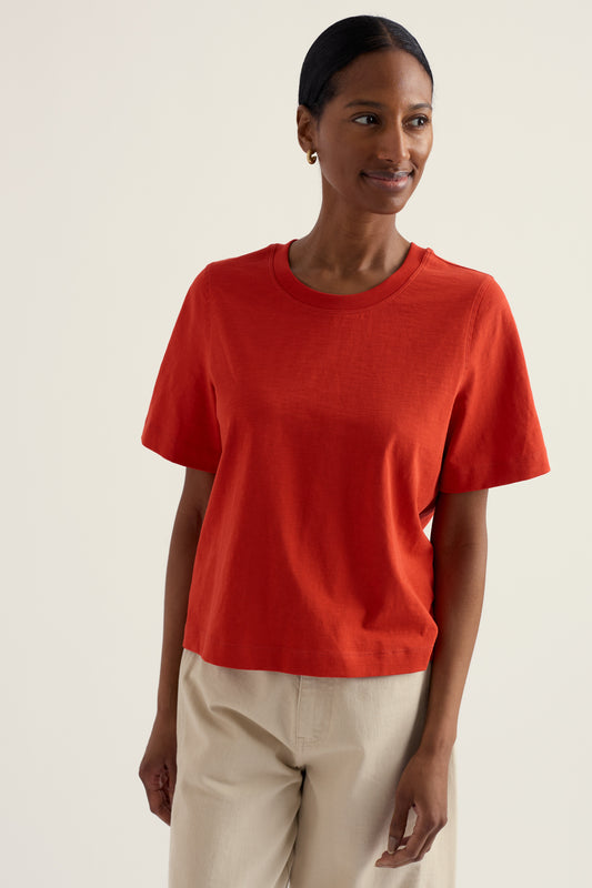 Copseland Plain T-Shirt in GOTS-Certified Organic Cotton Jersey