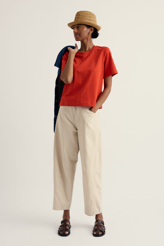 Copseland Plain T-Shirt in GOTS-Certified Organic Cotton Jersey