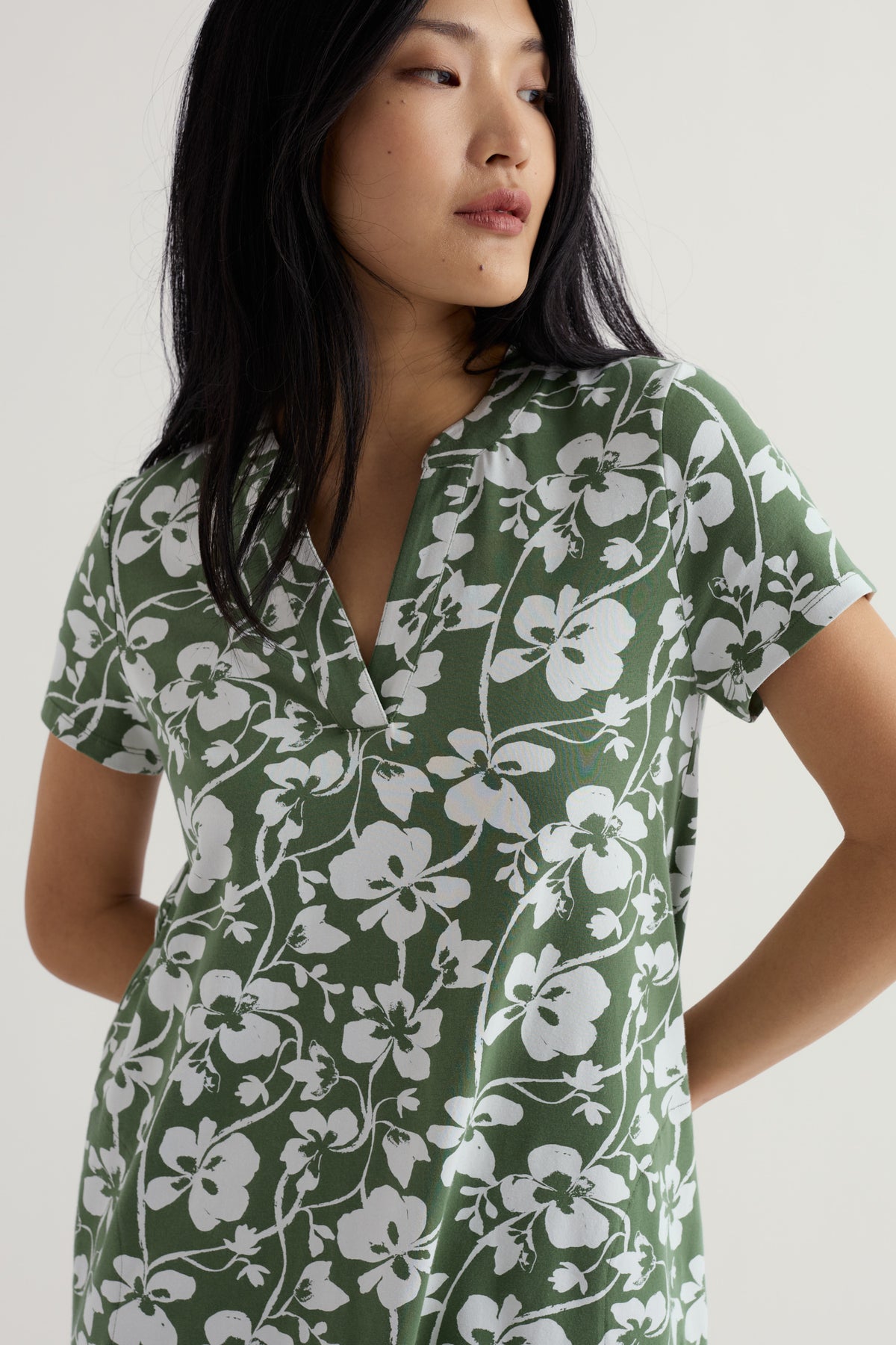 Wreathe Short Sleeve Jersey Tunic