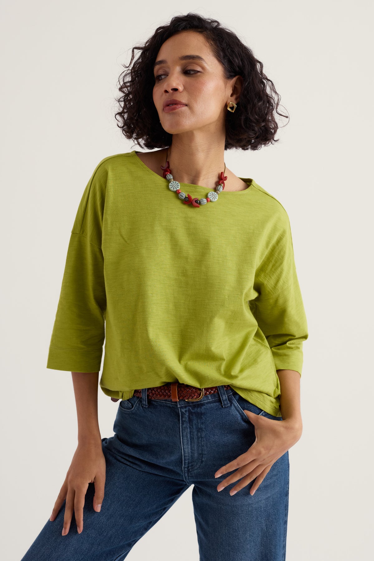 Tremayne Quay Jersey Top in GOTS Organic Cotton