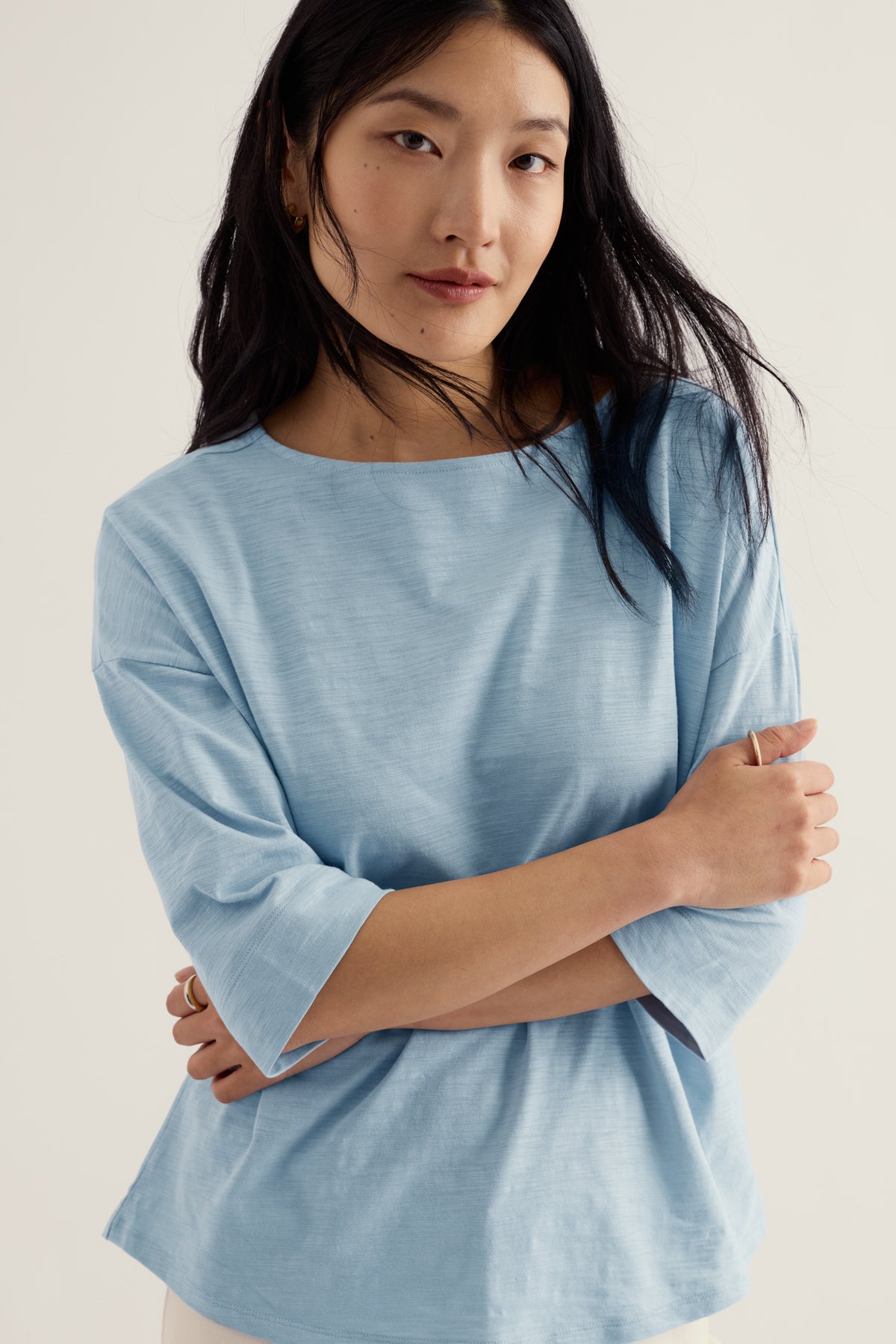Tremayne Quay Jersey Top in GOTS Organic Cotton