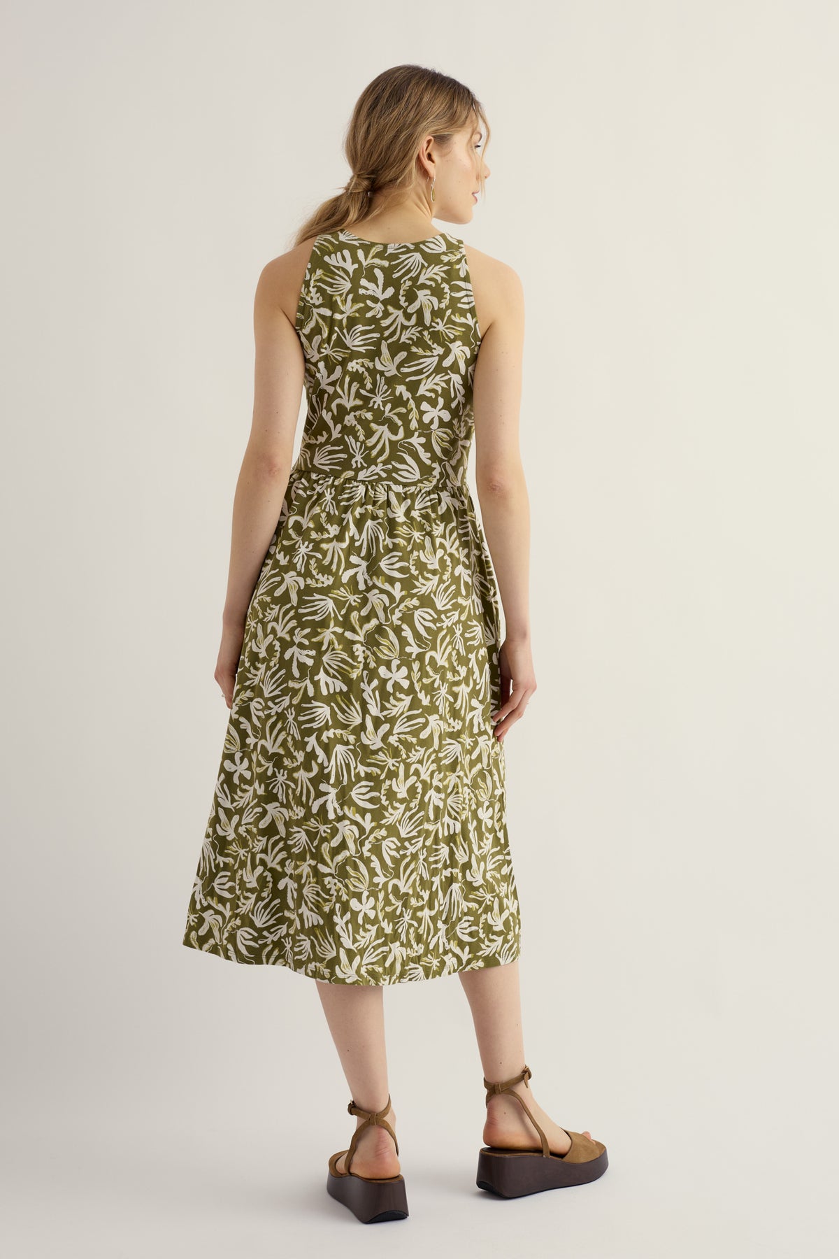 Porthmeor Wave Dress in GOTS-Certified Organic Cotton Jersey