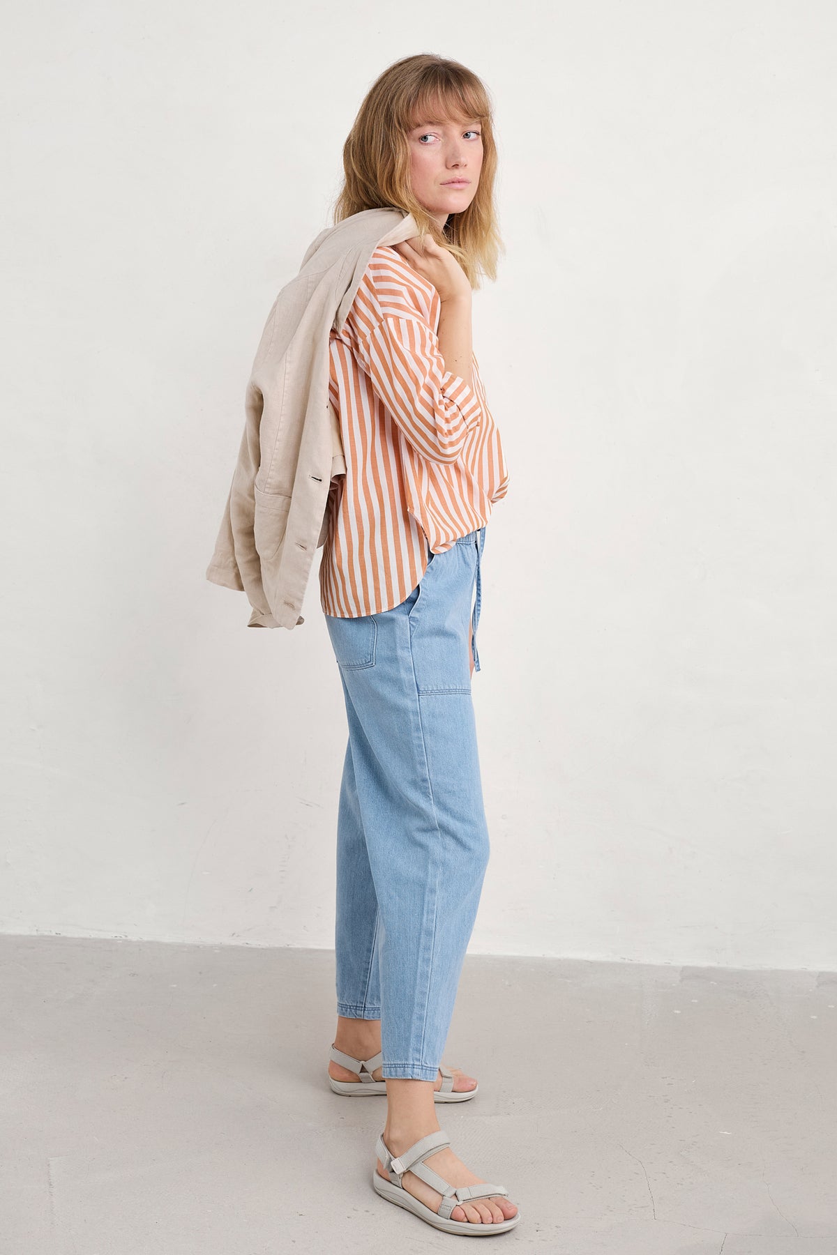 Eyebright Longline Shirt in GOTS-Certified Organic Cotton