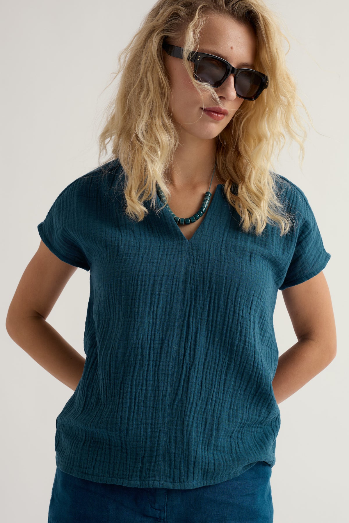 Landscape Top in GOTS-Certified Organic Cotton