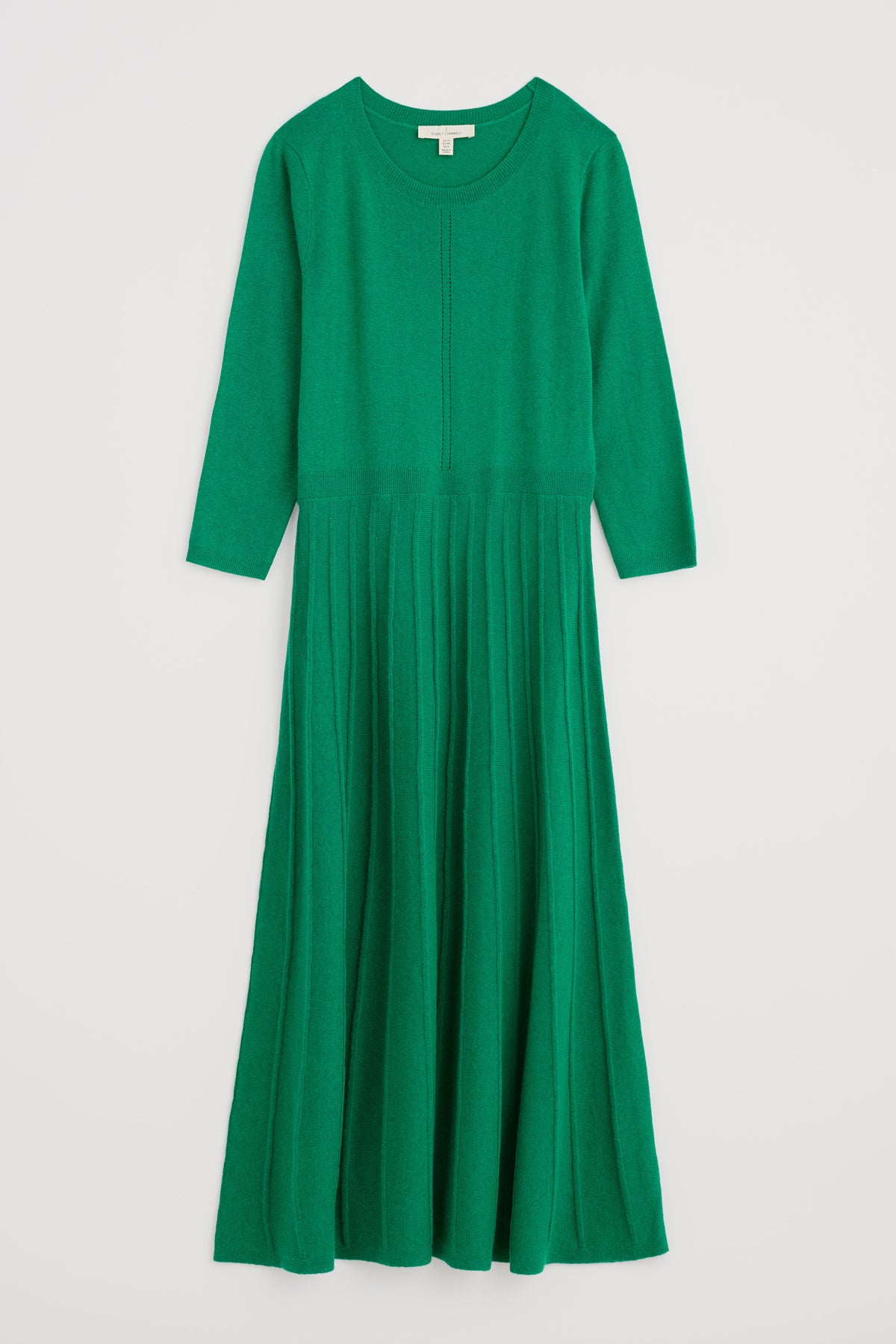 Folk Song Knitted Midi Dress