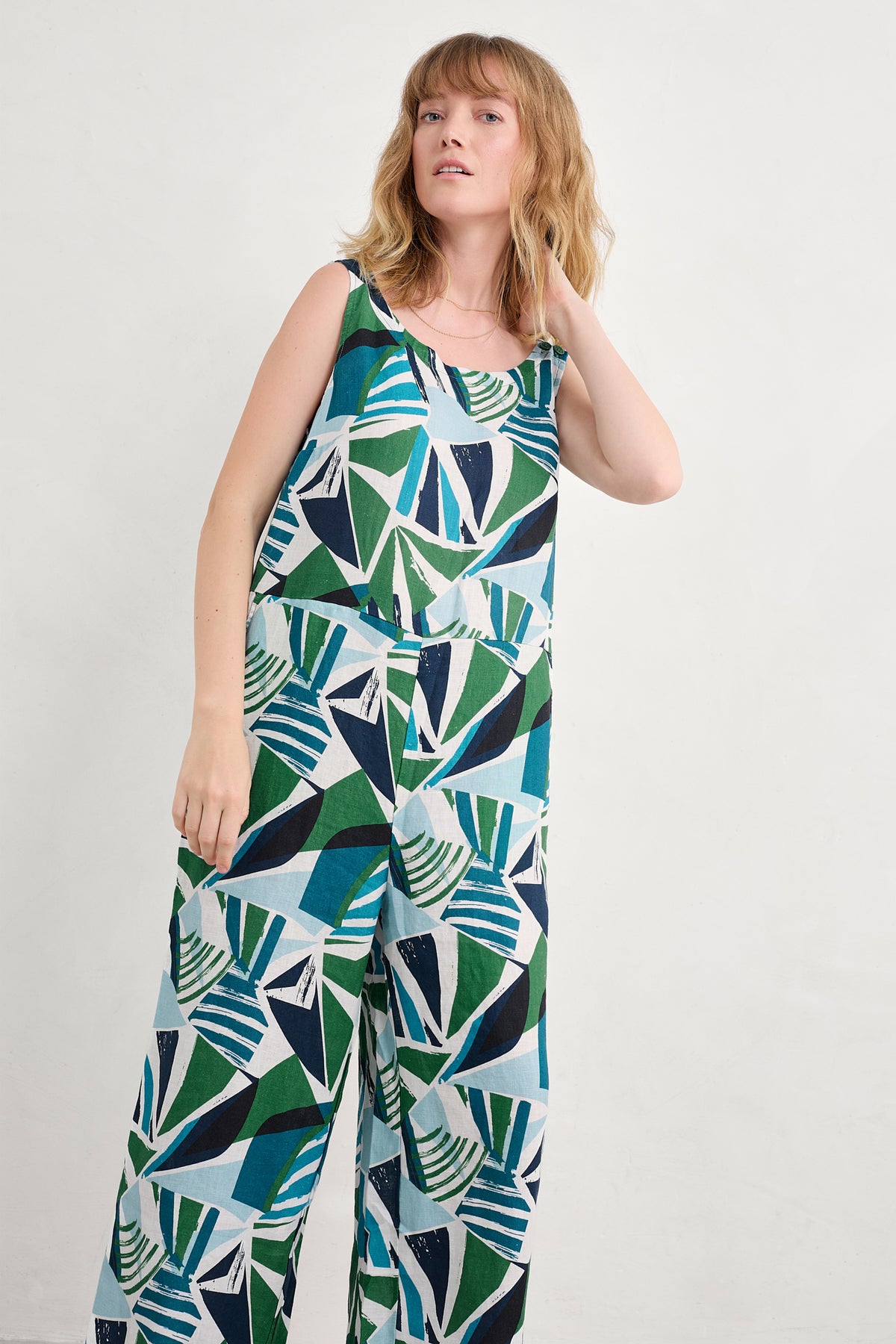 Salt Air Wide Leg Jumpsuit