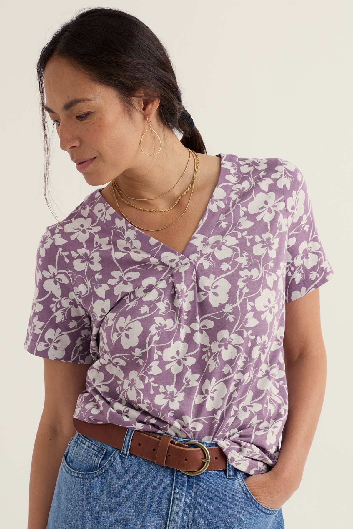 Barnoon Jersey Printed Short-Sleeve Top