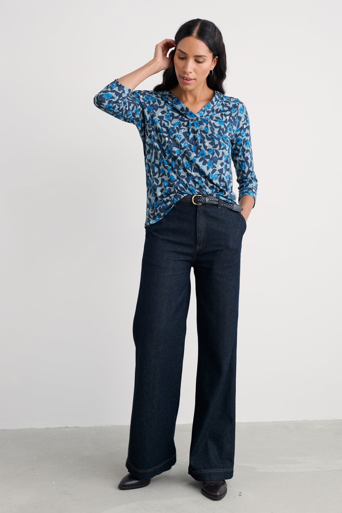 Barnoon 3/4 Sleeve Jersey Top