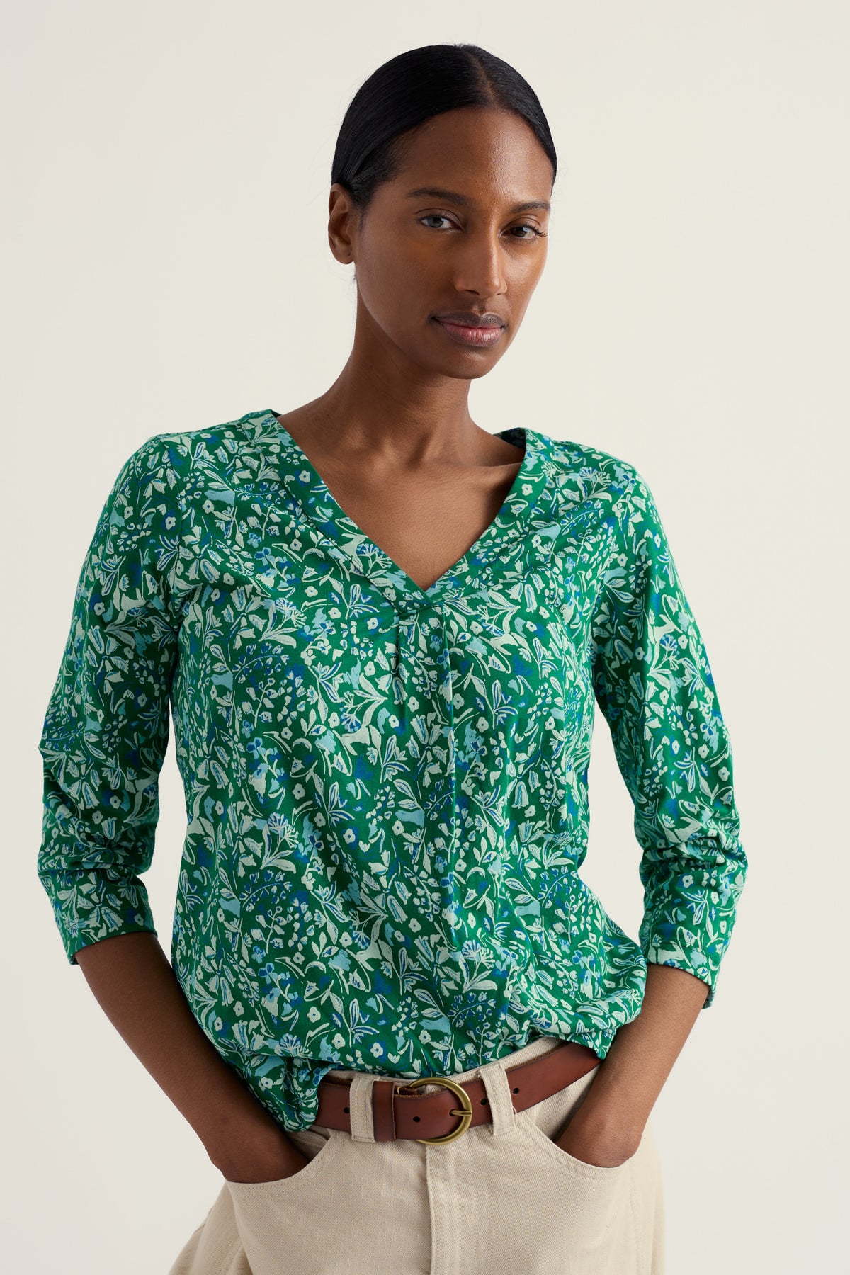 Barnoon 3/4 Sleeve Jersey Top