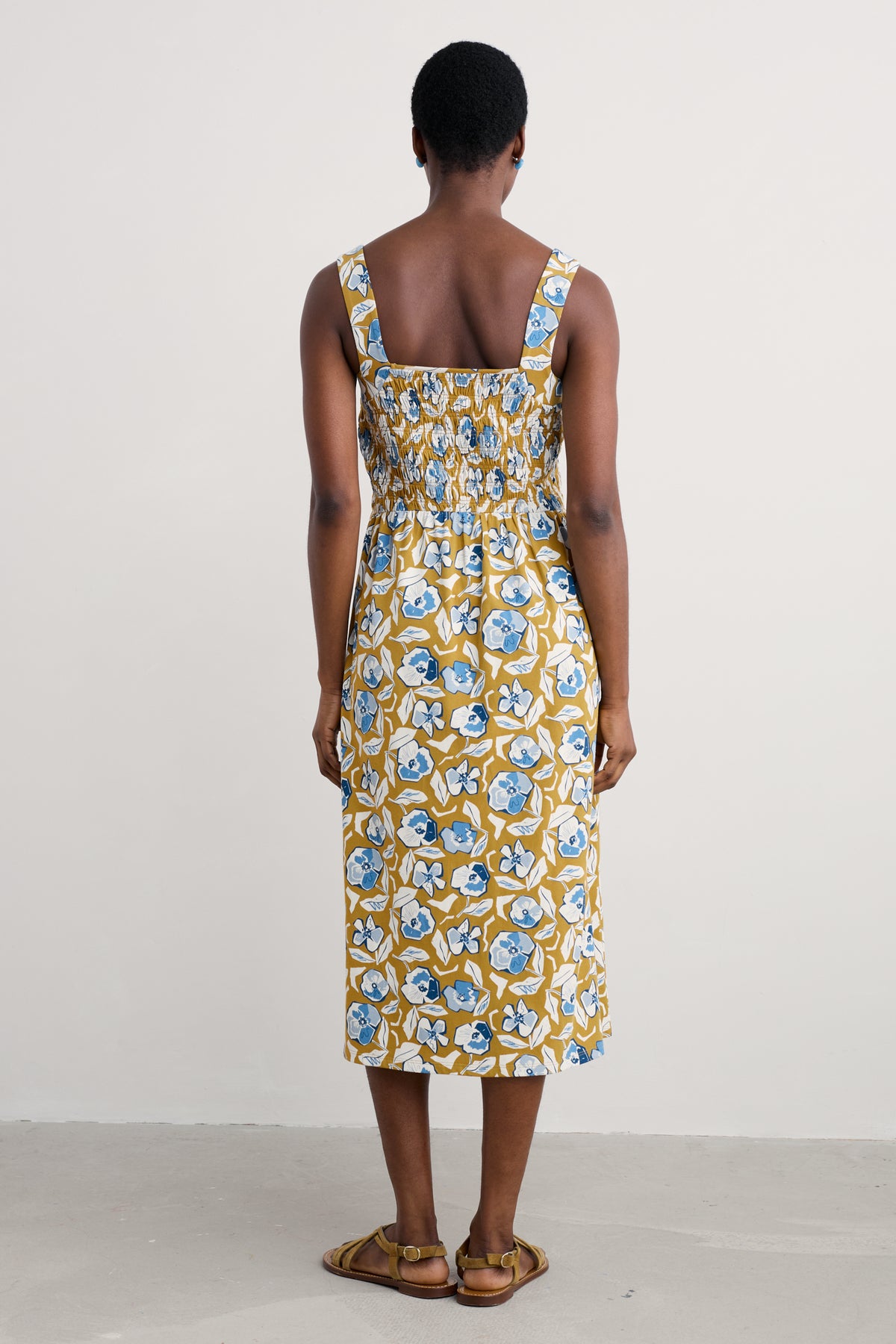 Summer Buoy Jersey Smocked Dress