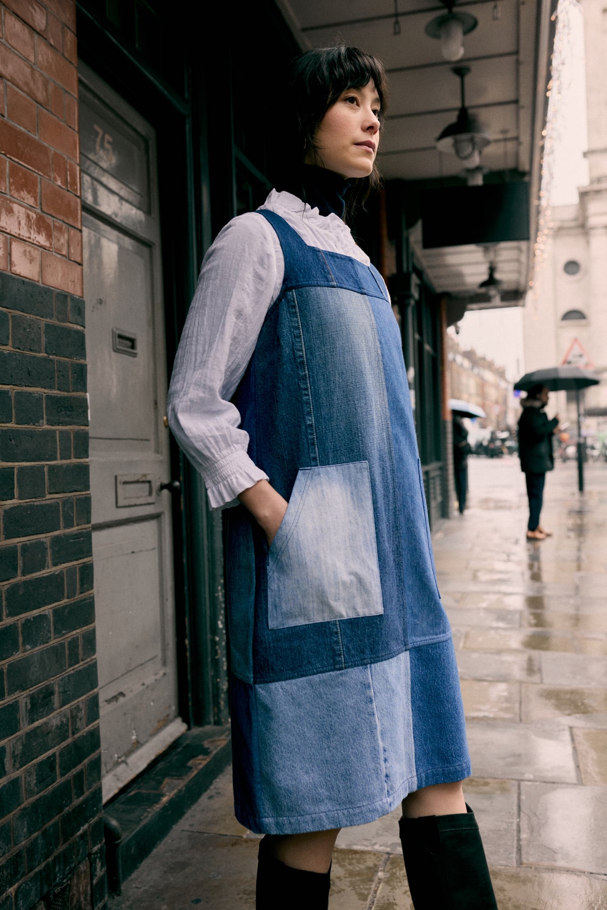 Beyond Retro Calican Pinafore Dress