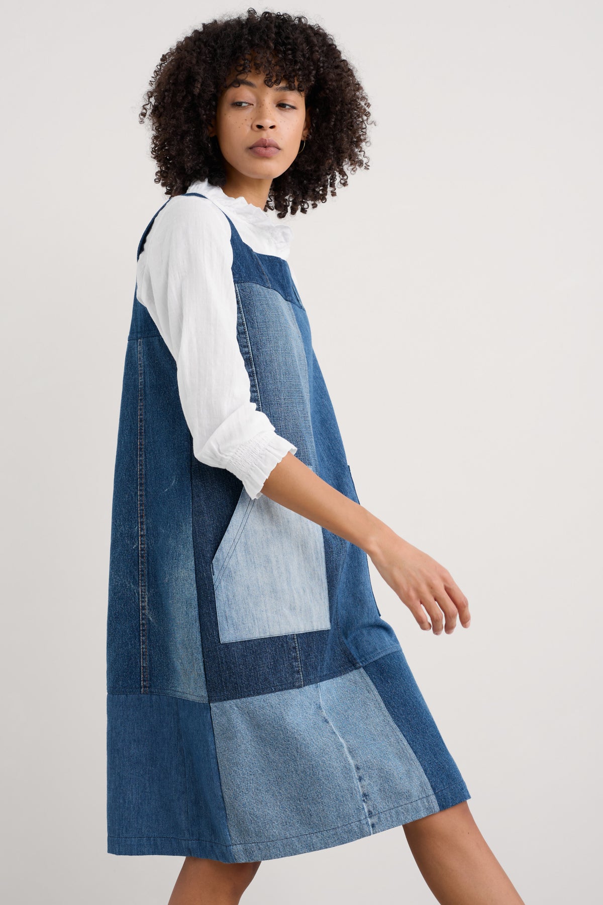 Beyond Retro Calican Pinafore Dress