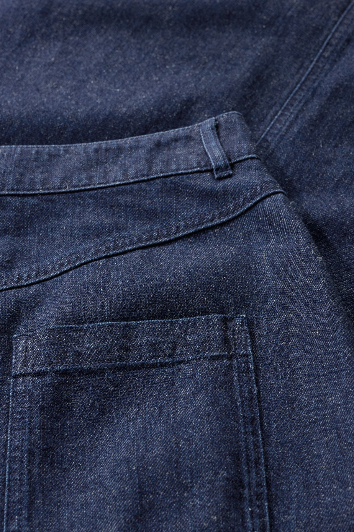 Fruit Tree Midi Denim Skirt