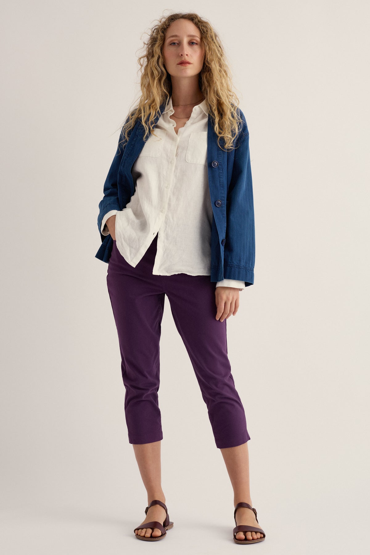 Albert Quay Slim Capri Trousers