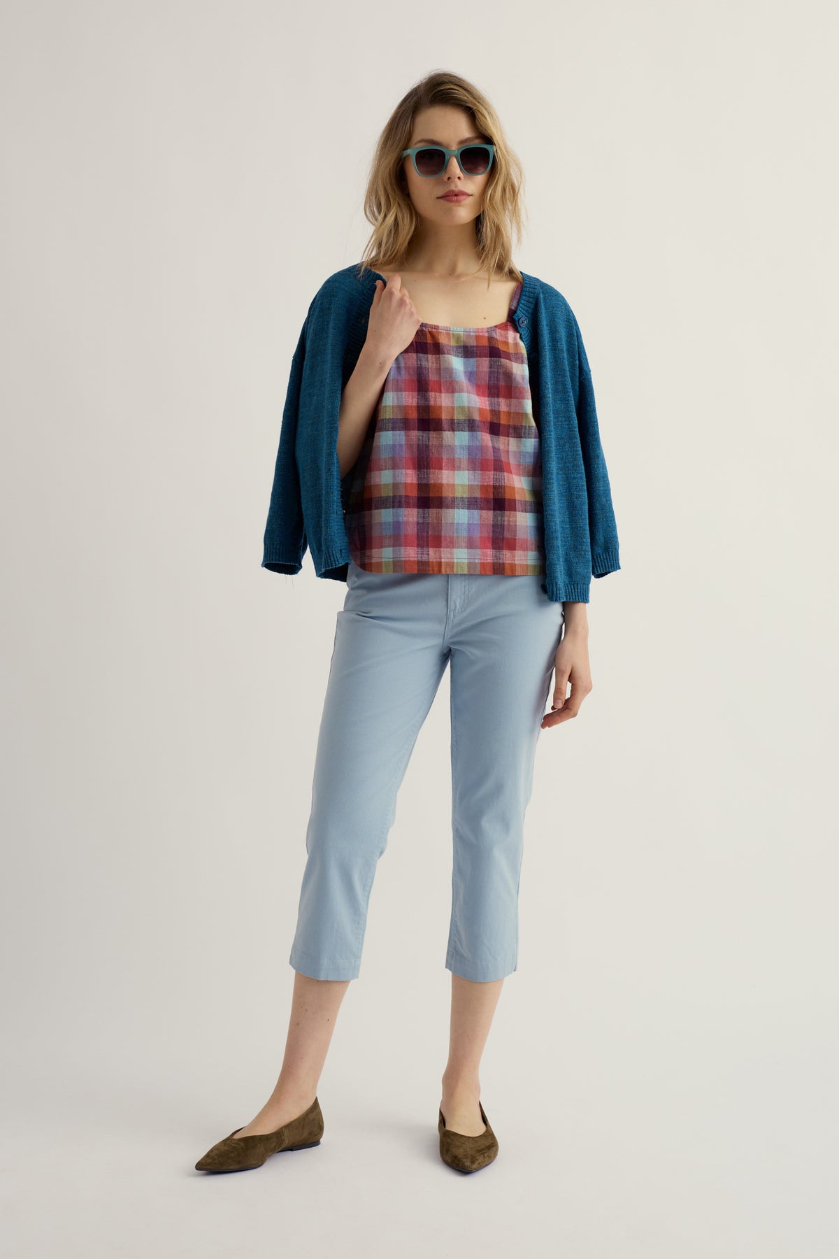 Albert Quay Slim Capri Trousers