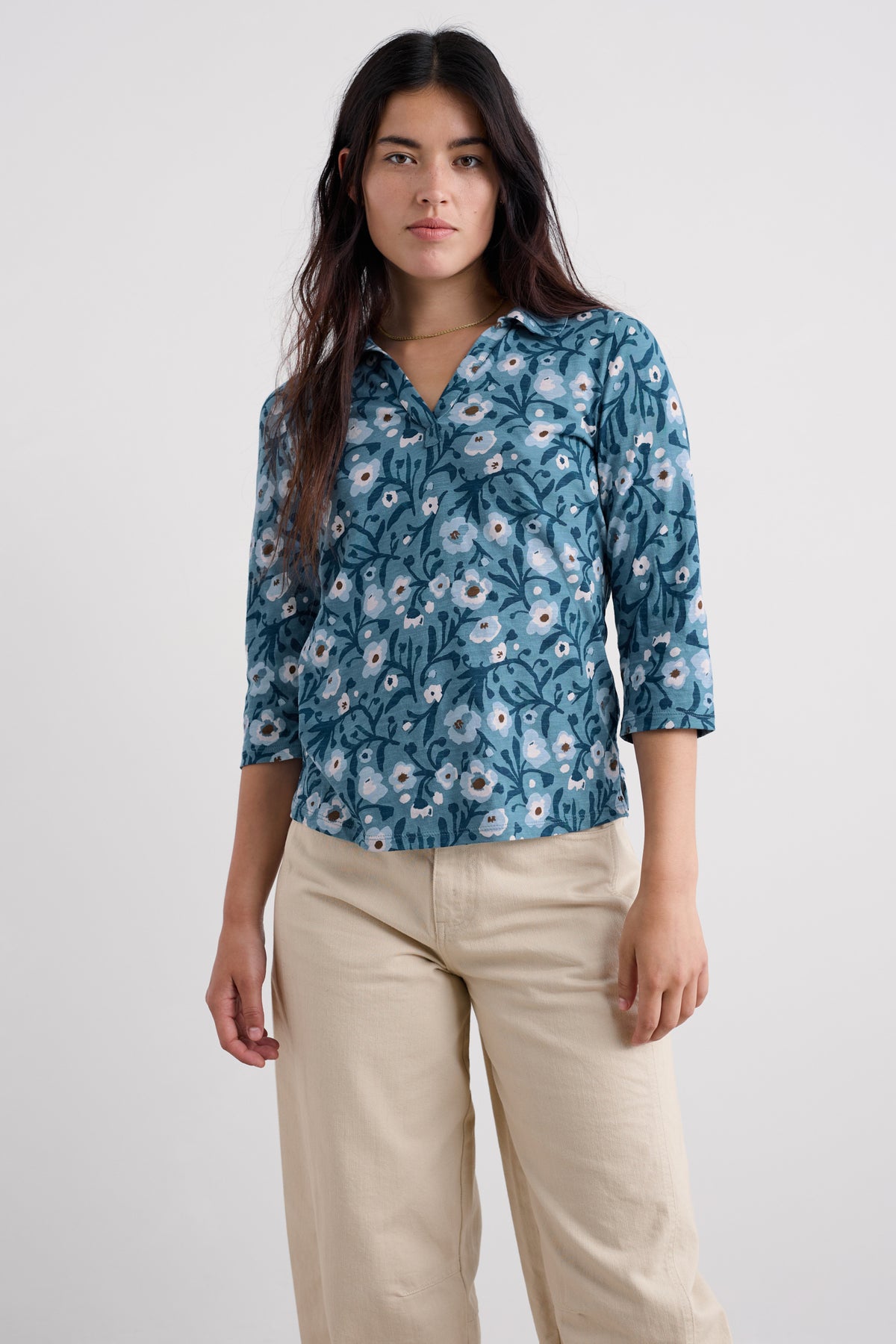 Wavecrest Shirt in Organic Cotton Jersey