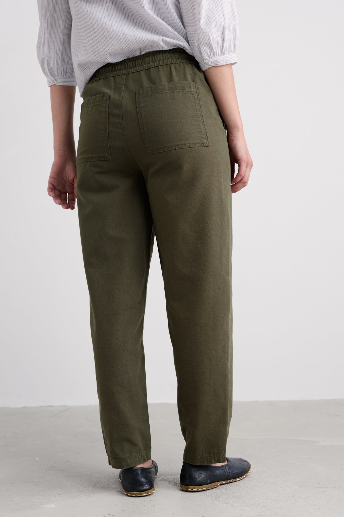Sholl Trouser in Organic Cotton Canvas
