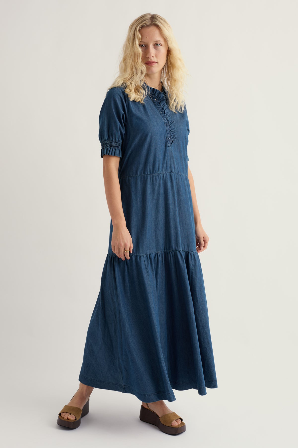 Feather Star Tiered Dress