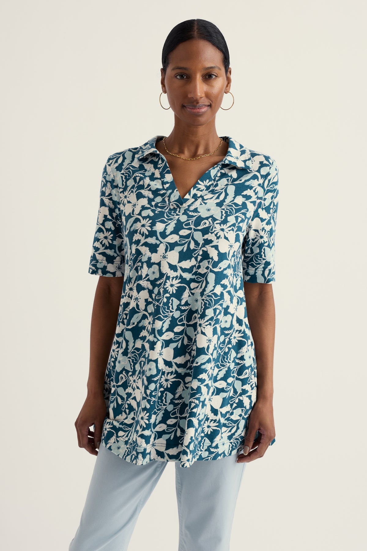 Kosow Collared A-Line Tunic