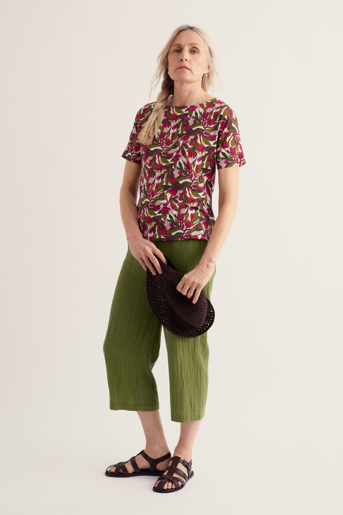 Bryher View Printed T-Shirt in GOTS Organic Cotton