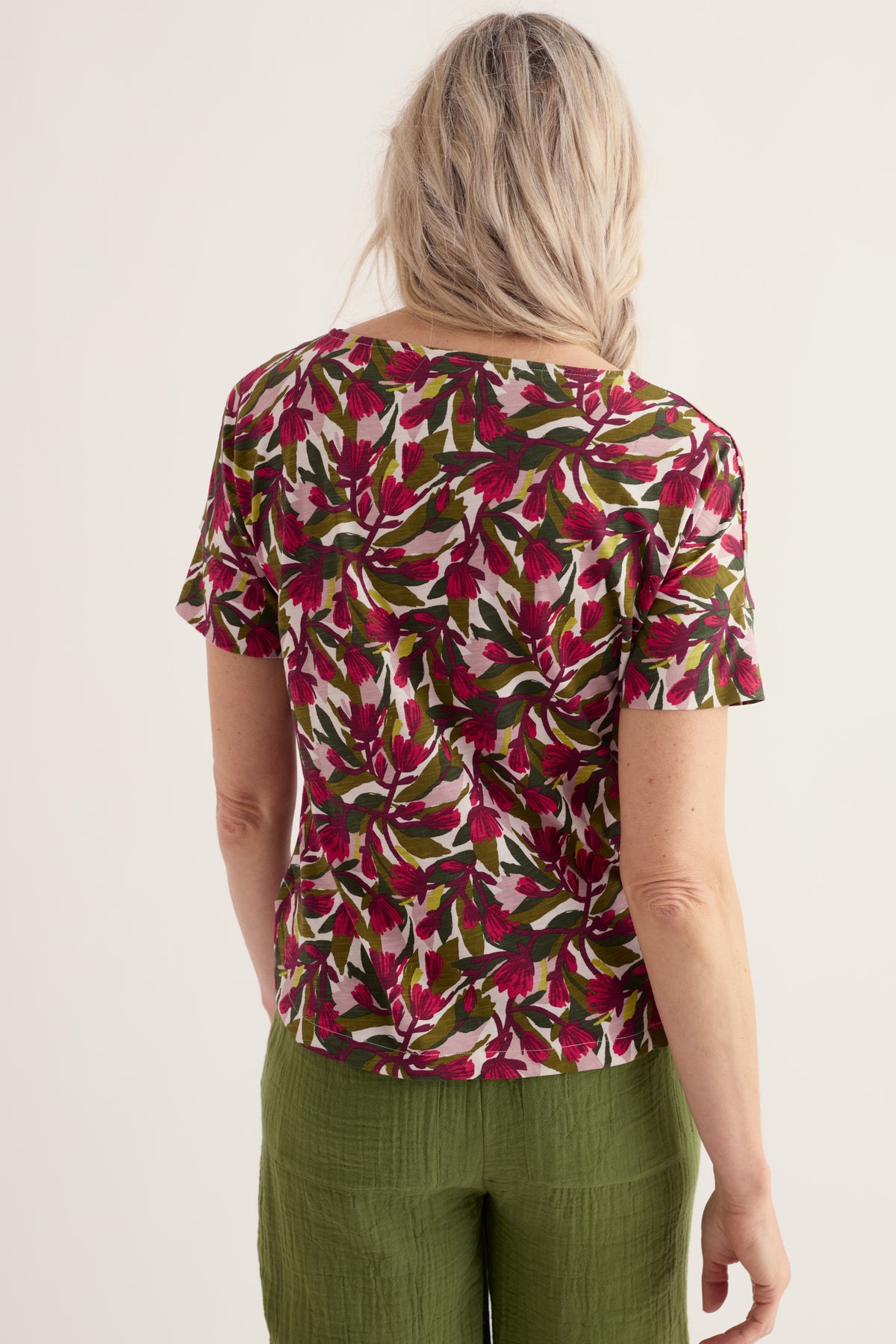 Bryher View Printed T-Shirt in GOTS Organic Cotton