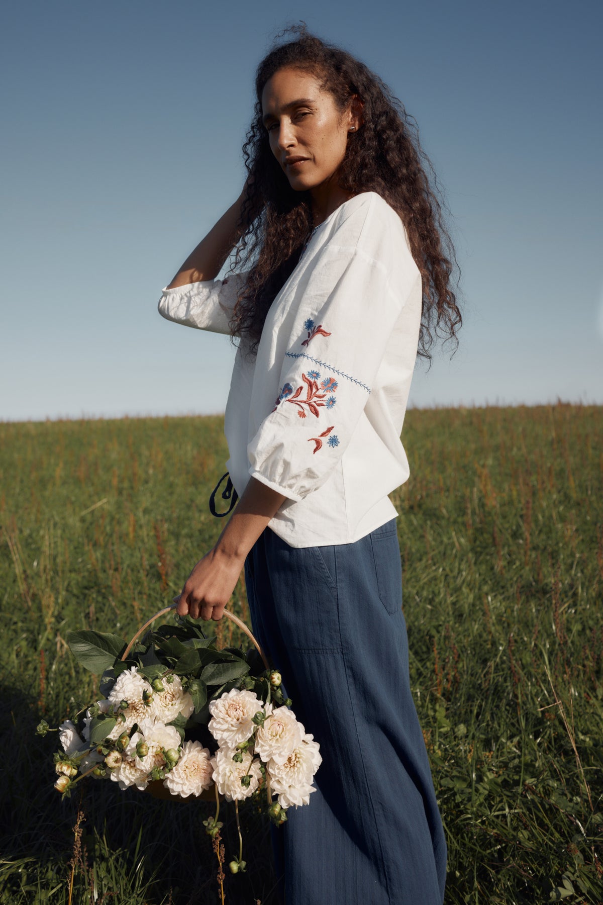 Streamlet Swing-Shape Top in Organic Cotton