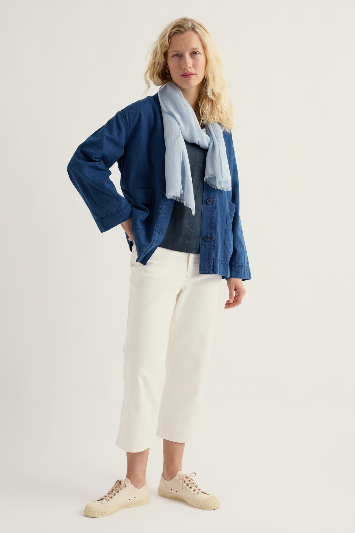 Penwerris Denim Jacket in GOTS Organic Cotton