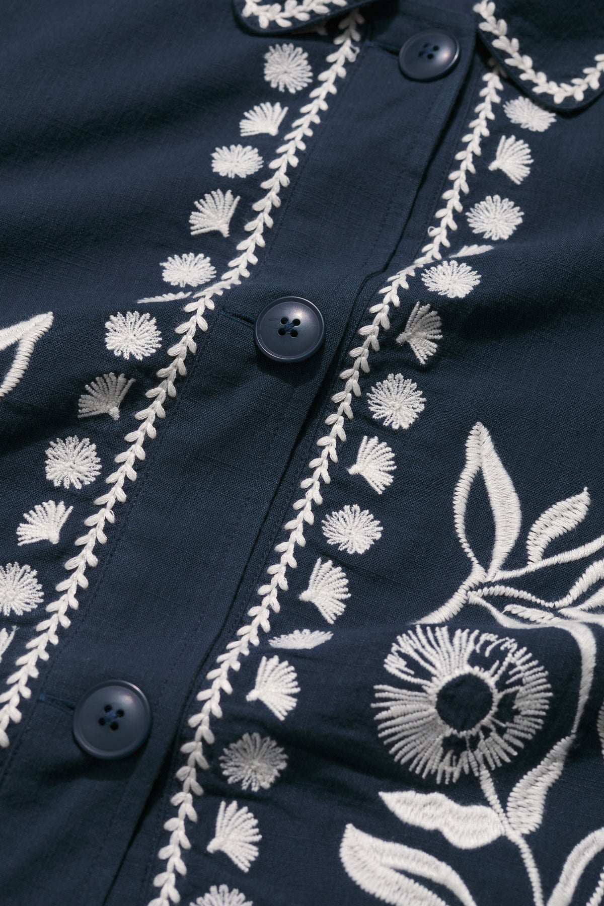 Sand Martin Embroidered Floral Jacket