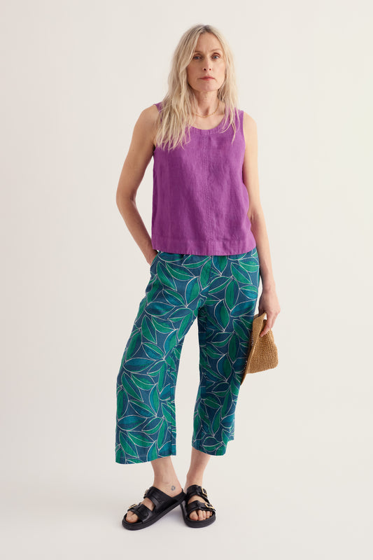 Lighthouse Station Linen Vest