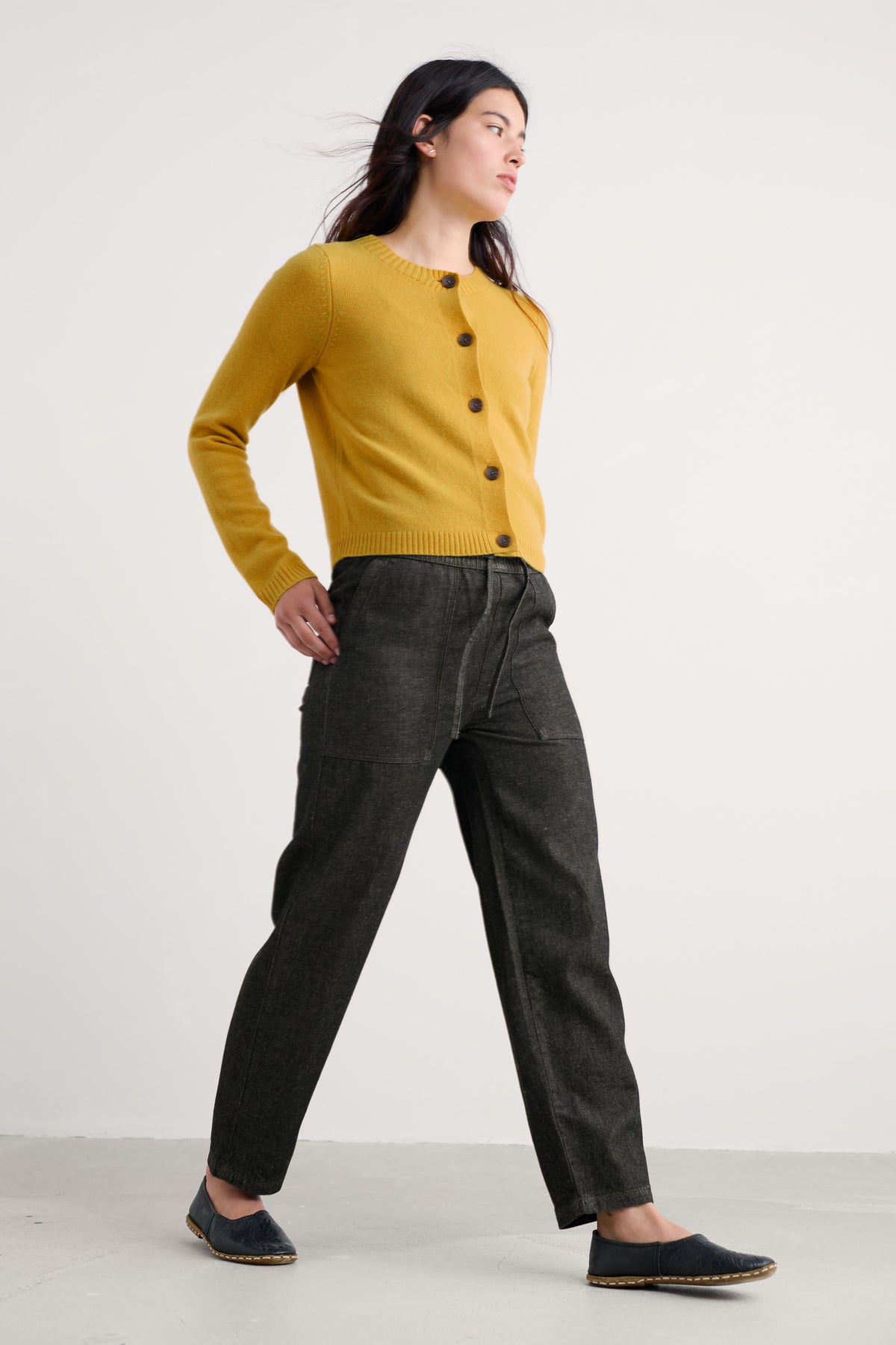 Sholl Draw String Tapered Jeans