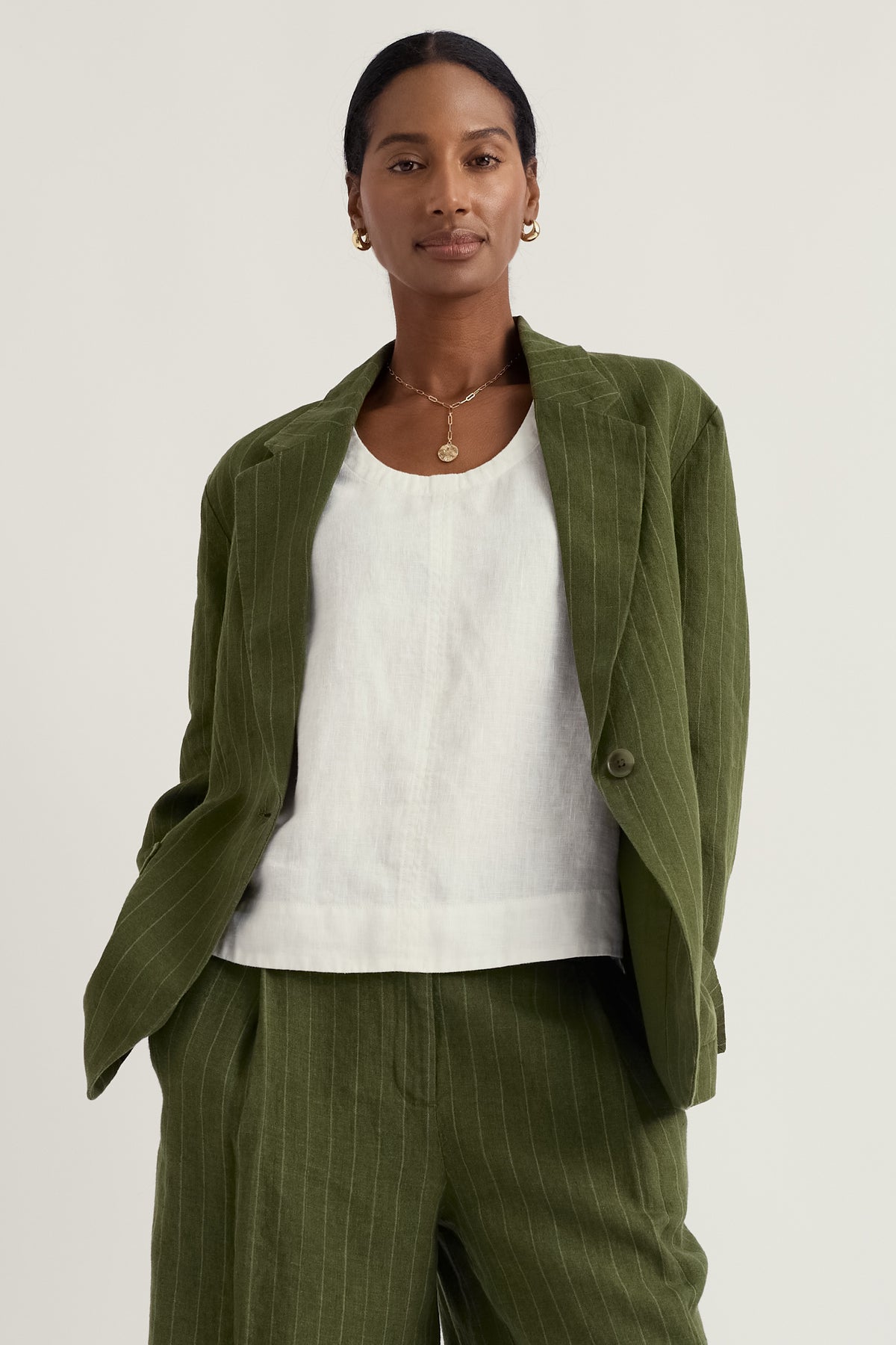 Ambrys Linen Blazer