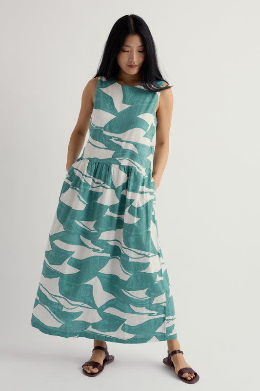 Brouse Sleeveless Dress in Organic Cotton